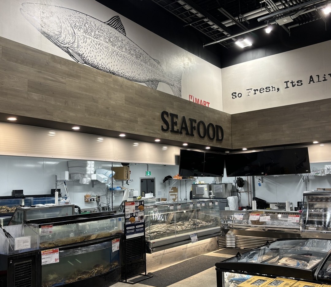 H-Mart Beacon Hill seafood counter